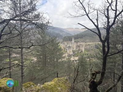 Hike to, and climbing La Roche de Gourdon