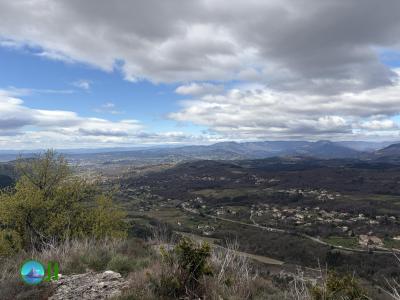 Hike to, and climbing La Roche de Gourdon