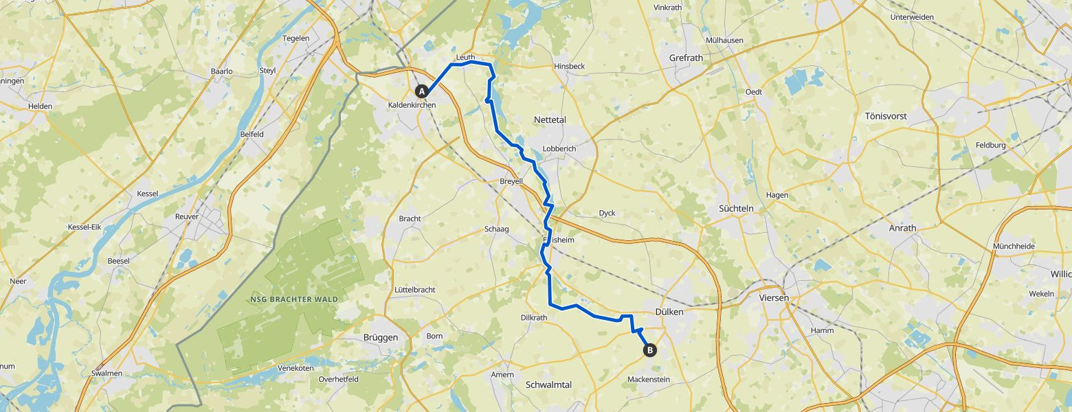 From Kaldenkirchen to Dülken