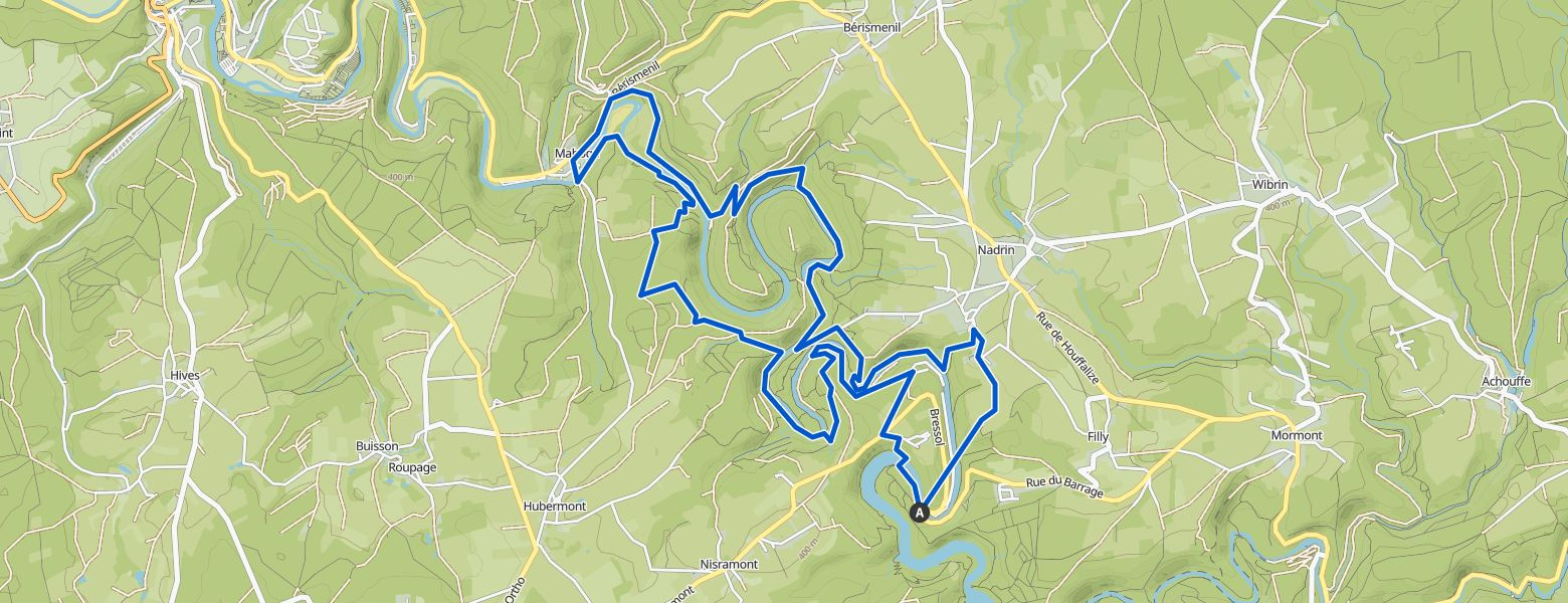 Vallée de l'Ourthe – Rocher du Hérou Runde von Filly