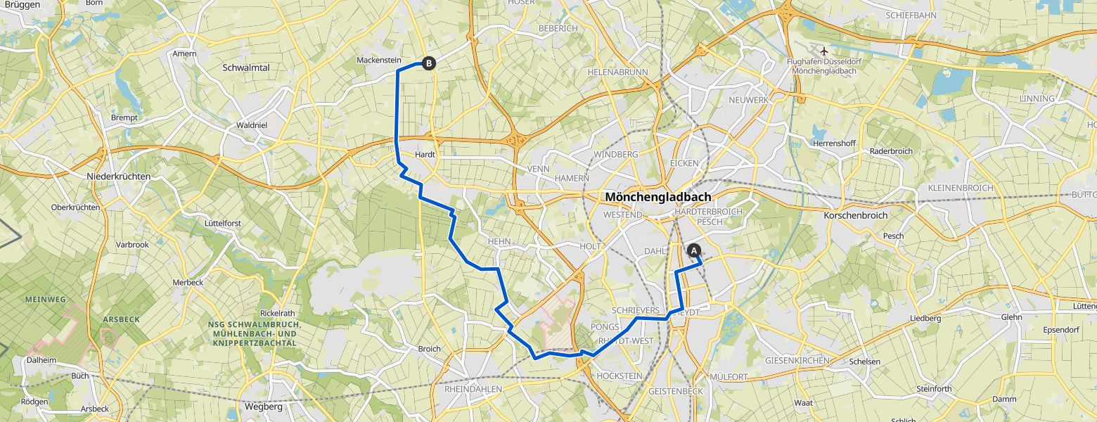 From Pesch to Dülken