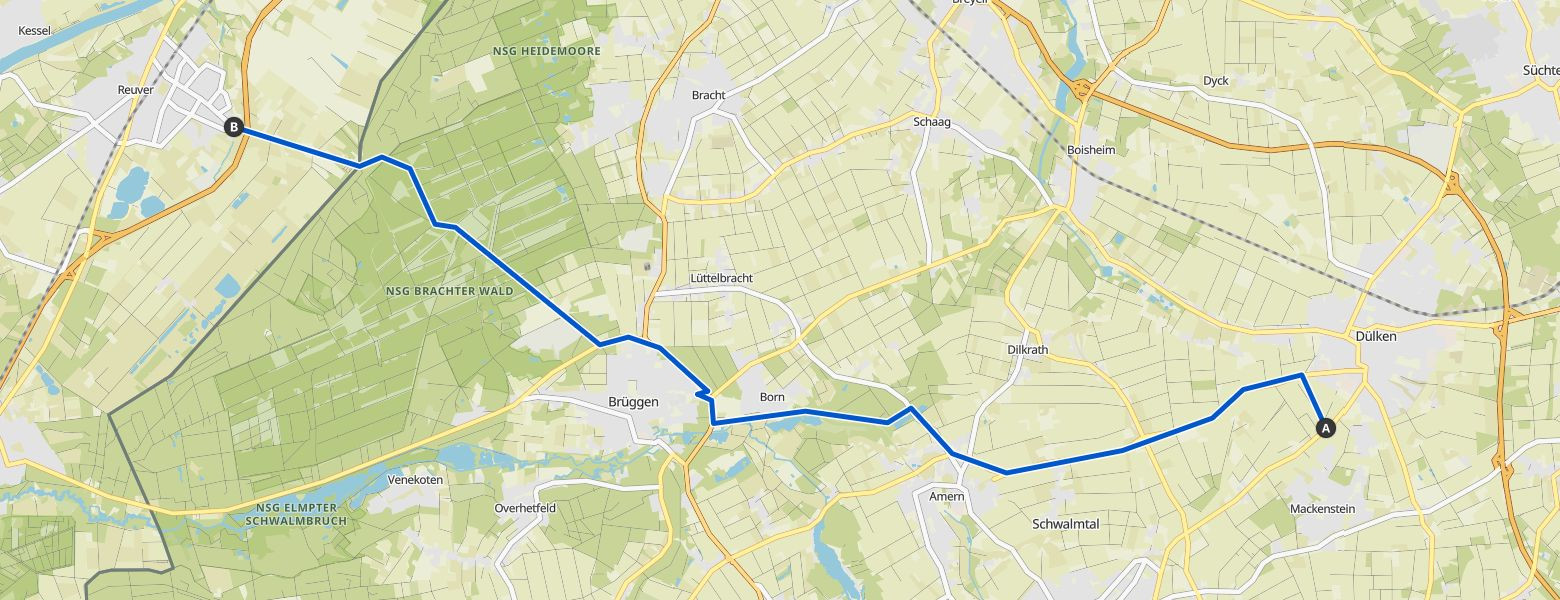 From Dülken to Reuver