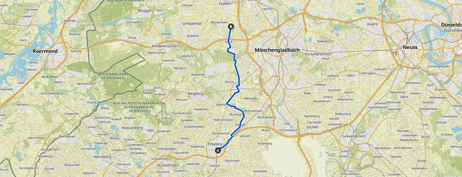 From Erkelenz to Dülken