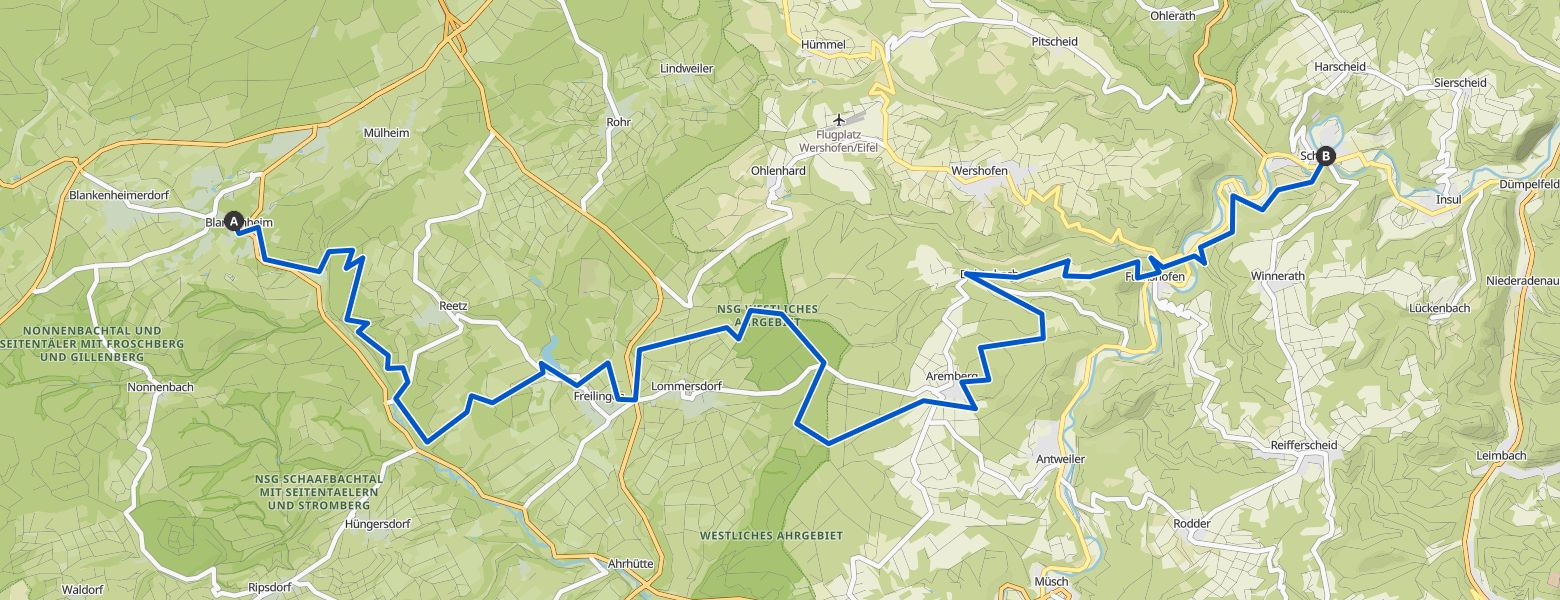 Ahrsteig - Day 1 - From Blankenheim to Schuld