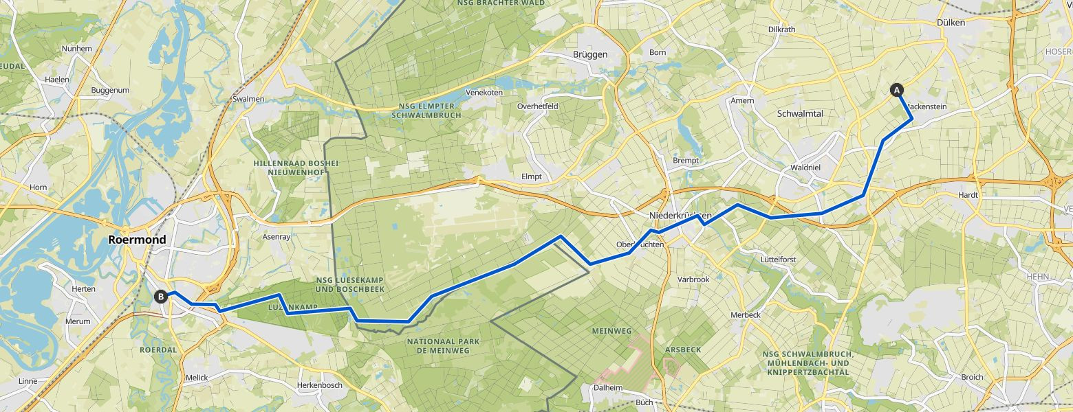 From Dülken to Roermond
