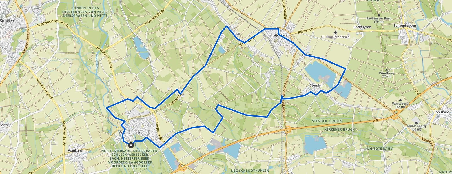 Wachterdonk, Stenden, Aldekerk, Eyll