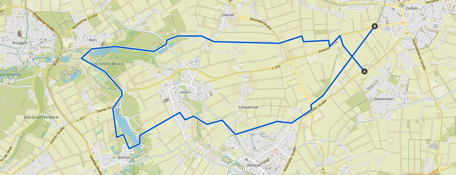 An der Schwalm – Tantelbruch loop from Dülken