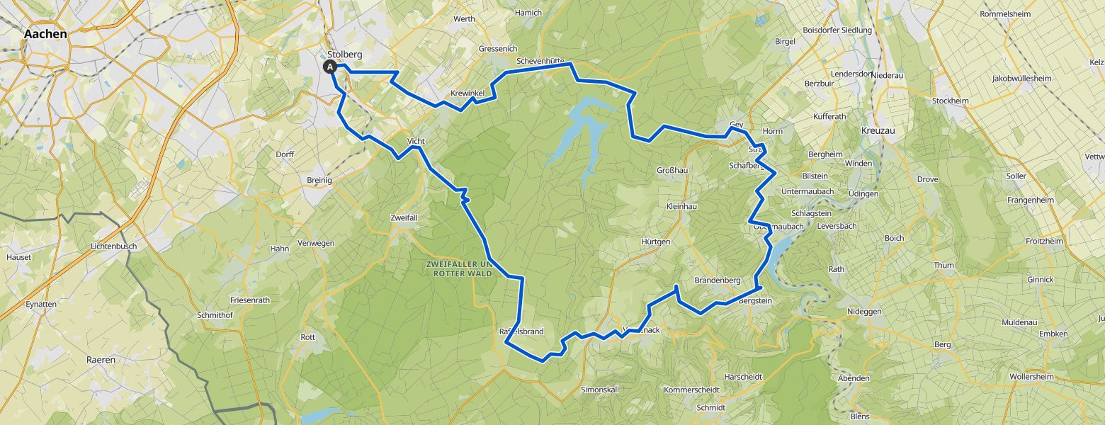 Ultramarsch Xtrem Eifel 2024 map
