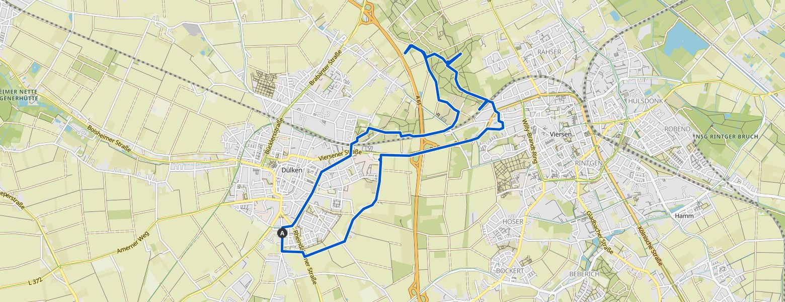 Viersen Geocaching Map Image