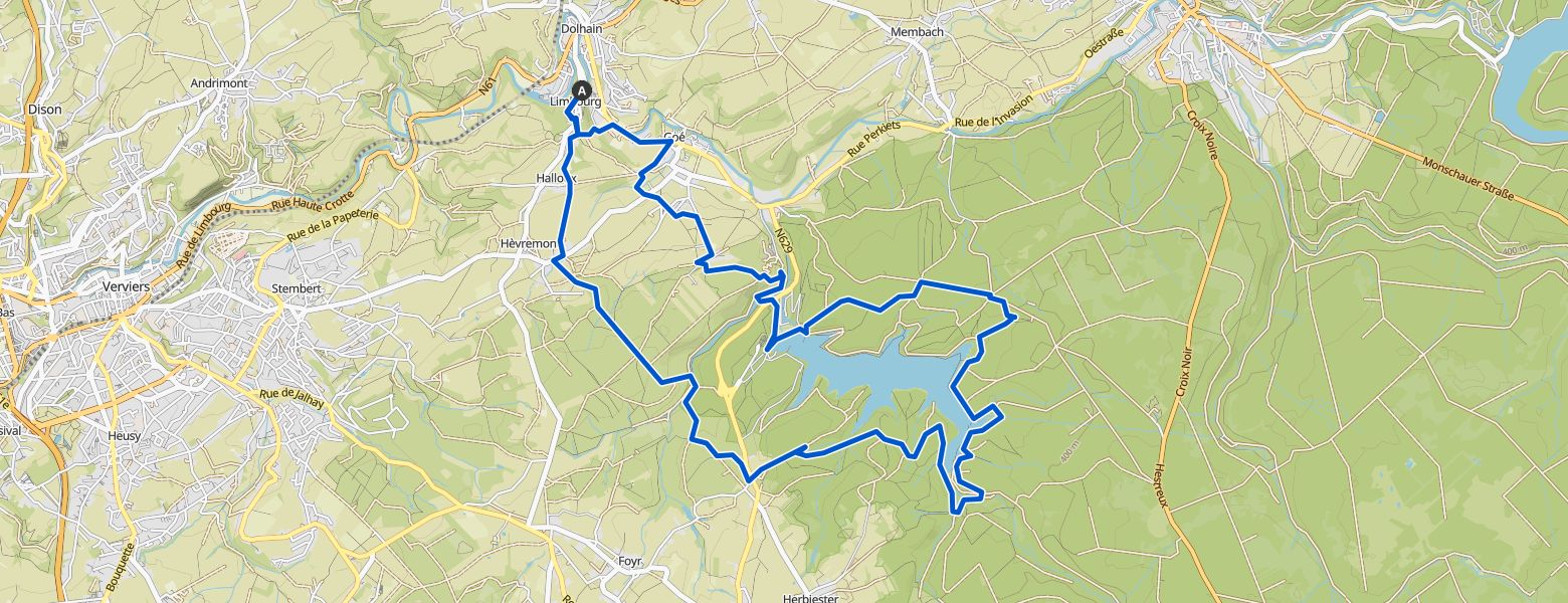 Limbourg - Jalhay loop Hiking (02-05-2025) map