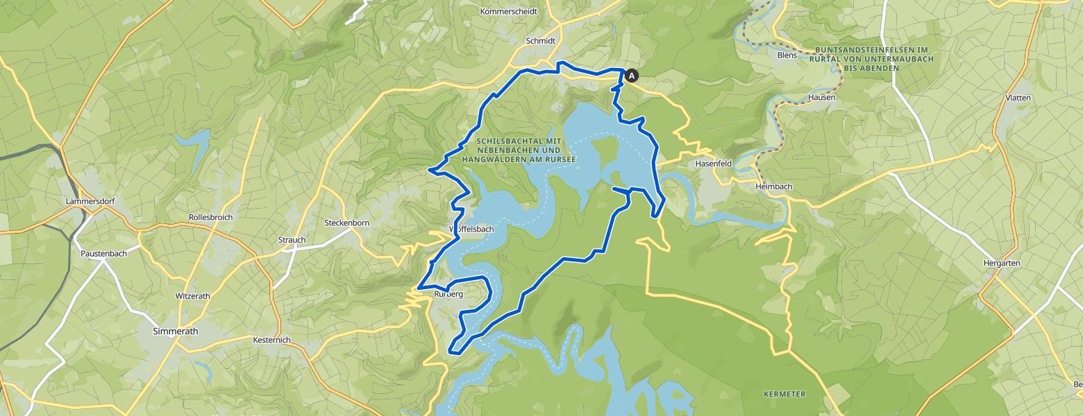Heimbach - Simmerath loop Hiking (15-07-2025) map