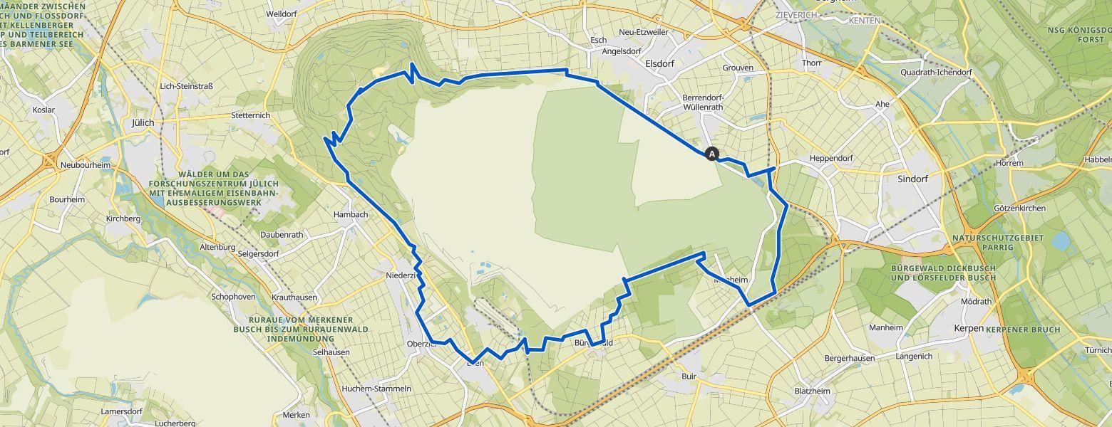 Tagebau Hambach Map Image