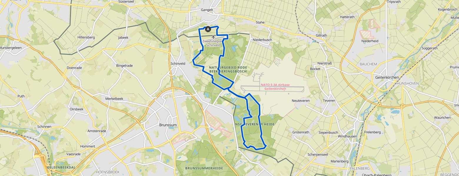 Gangelt - Übach-Palenberg loop Hiking (02-11-2025) map