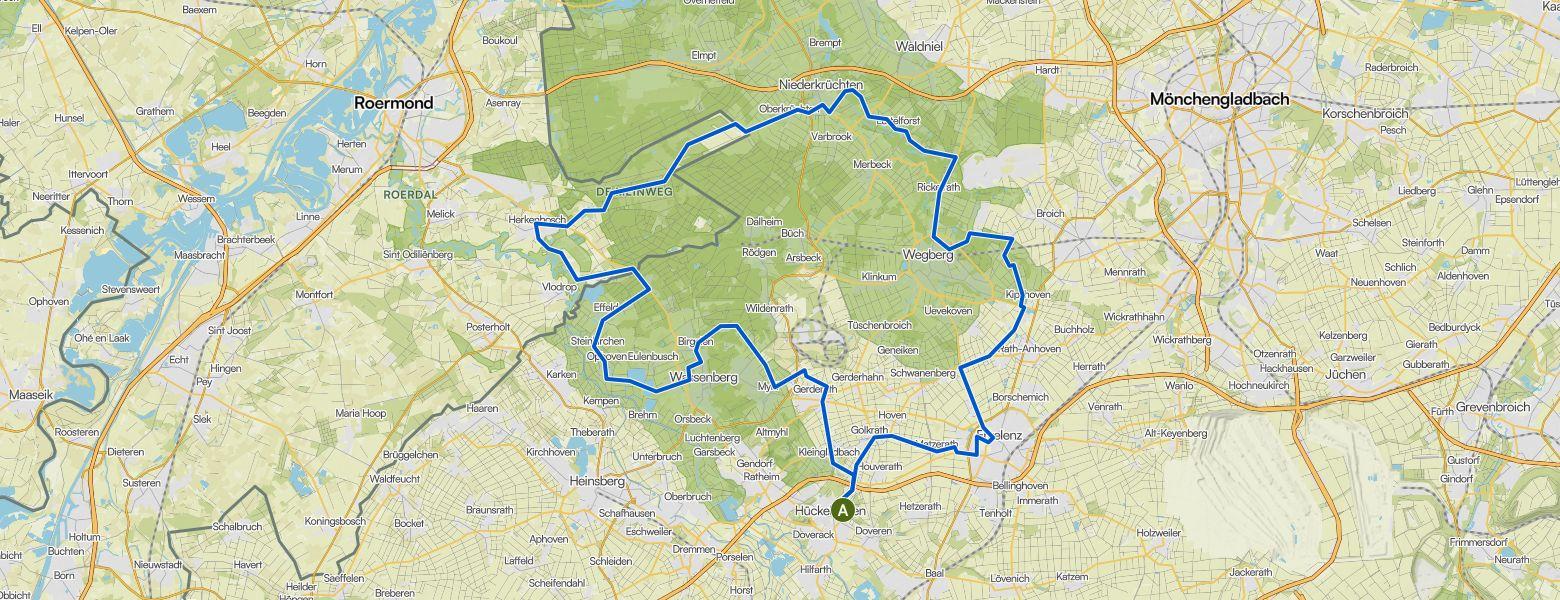 Hückelhoven - Herkenbosch loop Gravel Ride (17-07-2026)