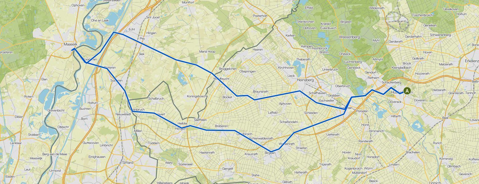 Hückelhoven - Maaseik loop Gravel Ride (31-07-2026)